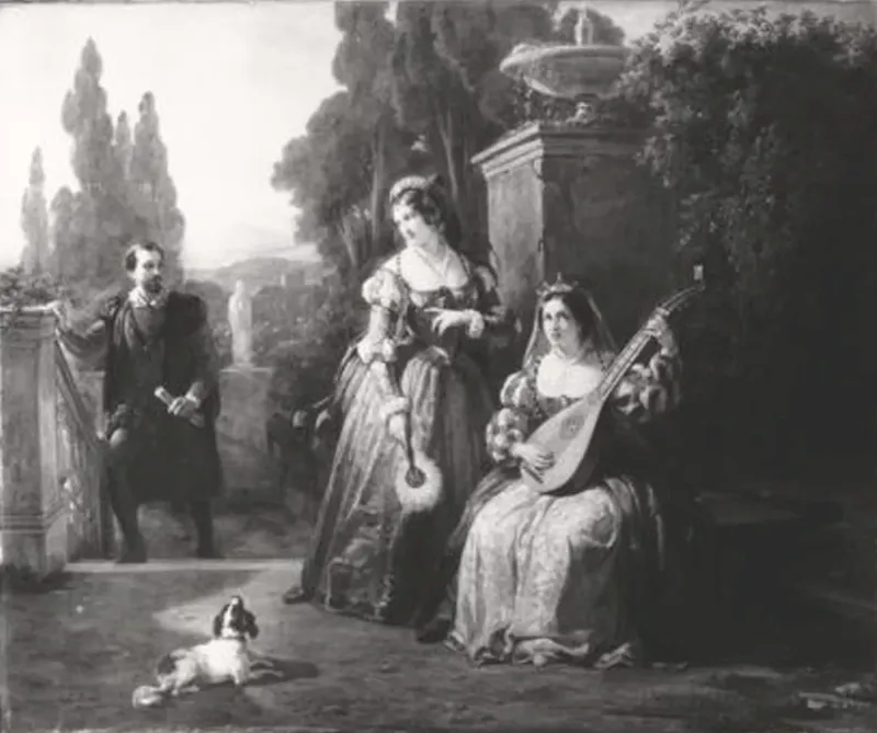 Momenti d’ozio - Louis Brüls - 1857